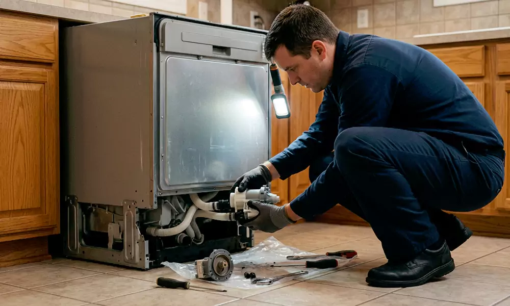 Dishwasher Pump Replacement in Castro Valley, CA