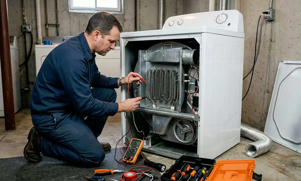 Dryer Not Heating Repair in Castro Valley, CA