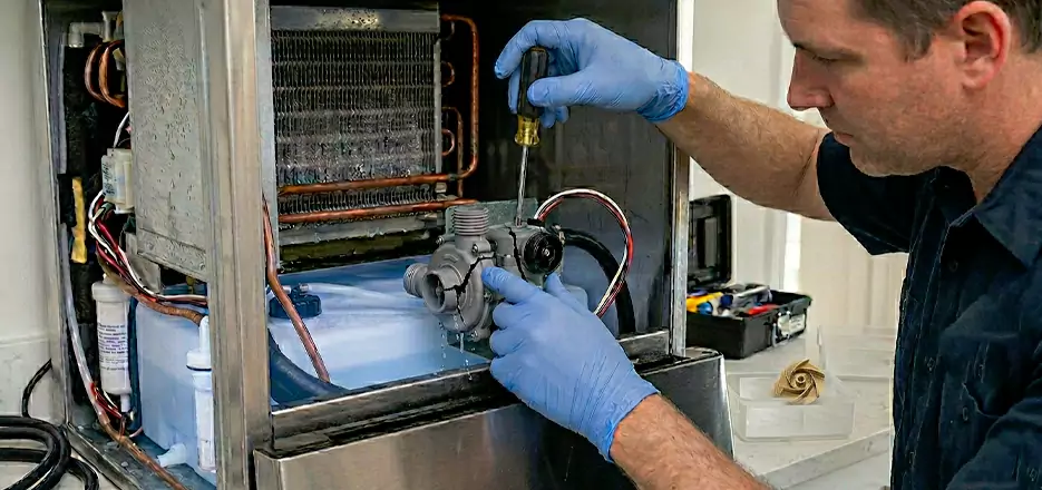 Commercial Ice Maker Water Pump Repair in Castro Valley